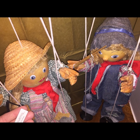 Marionettes Vintage Country Boy & Girl/ Puppets; Price FIRM - Picture 5 of 8